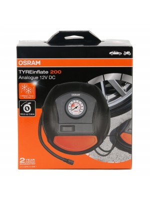 Osram TYREinflate 200 Analoger Kompressor, Kabelfach/-aufname